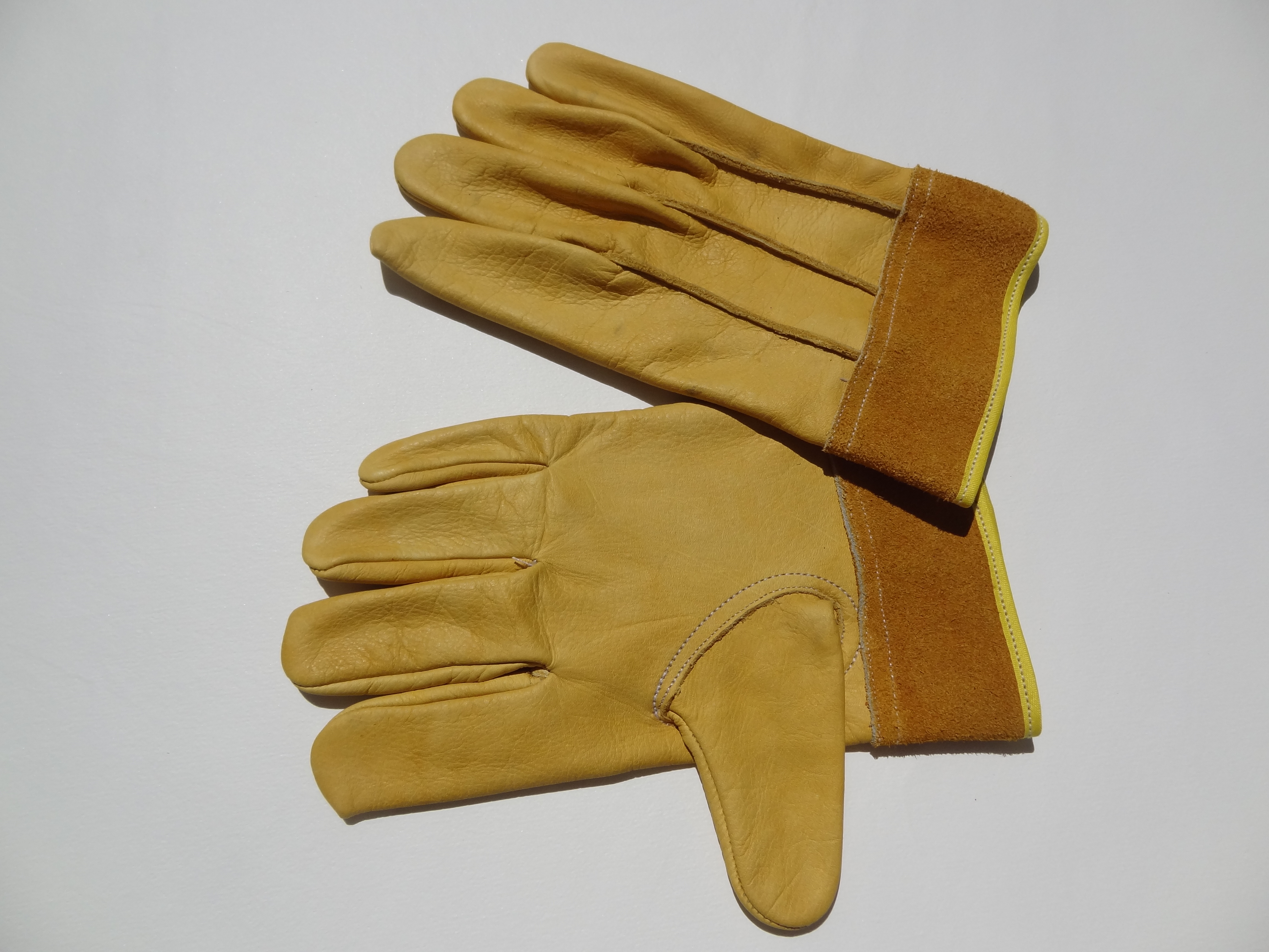 Guantes Electricista De Res Puño De Carnaza Proteccion Manos